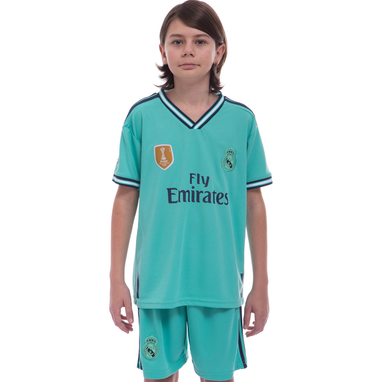 

Форма футбольная детская REAL MADRID Реал Мадрид Zelart Champ 1058 L (26) рост 140-145 см
