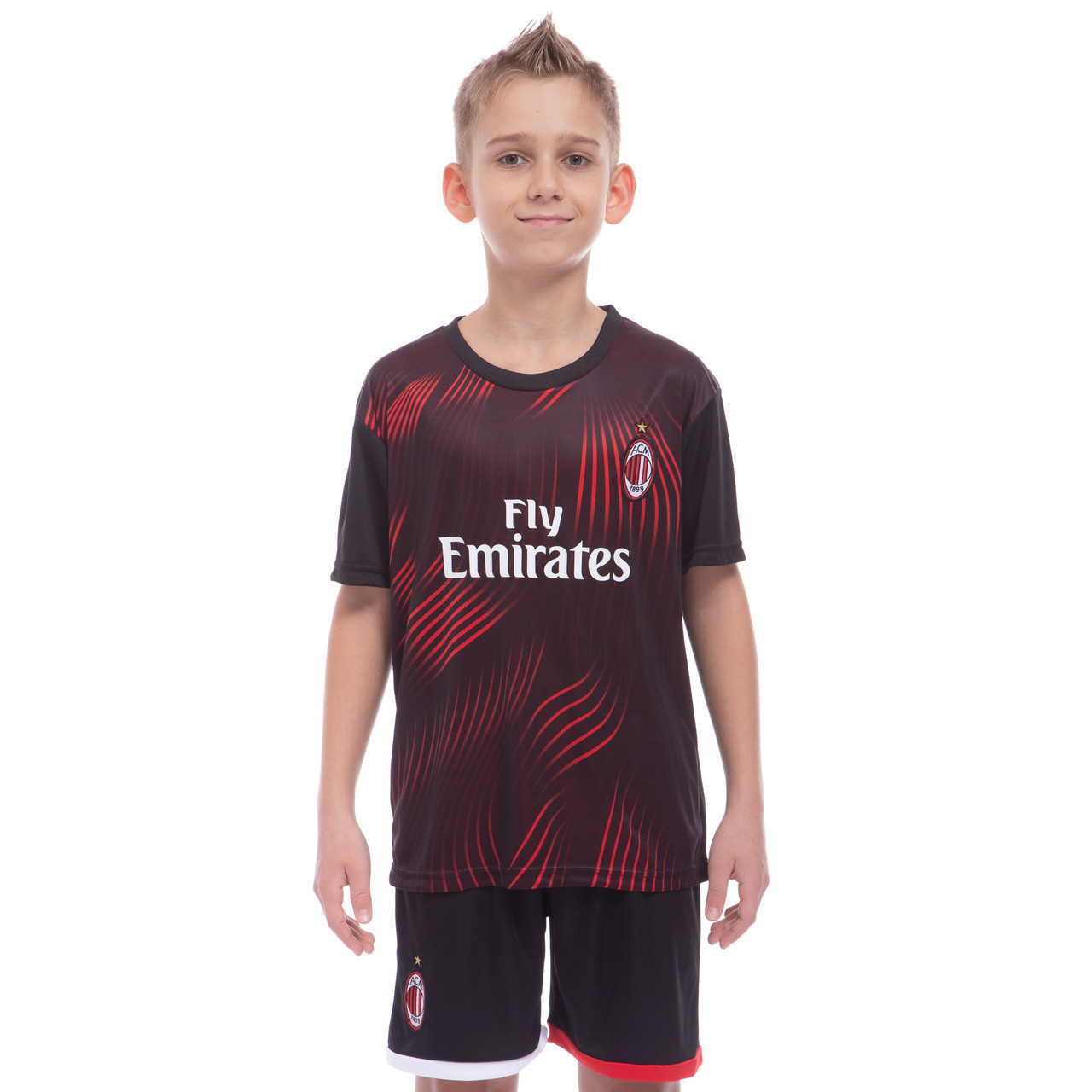 

Форма футбольная детская AC MILAN Милан Zelart Champ резервная 0979 XL (28) рост 150-155 см