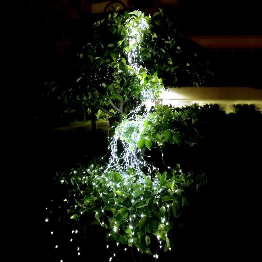

Светодиодная гирлянда Shine X-mas Lights 400W Конский хвост лучи росы 400LED 20 линий длина 2м Белая