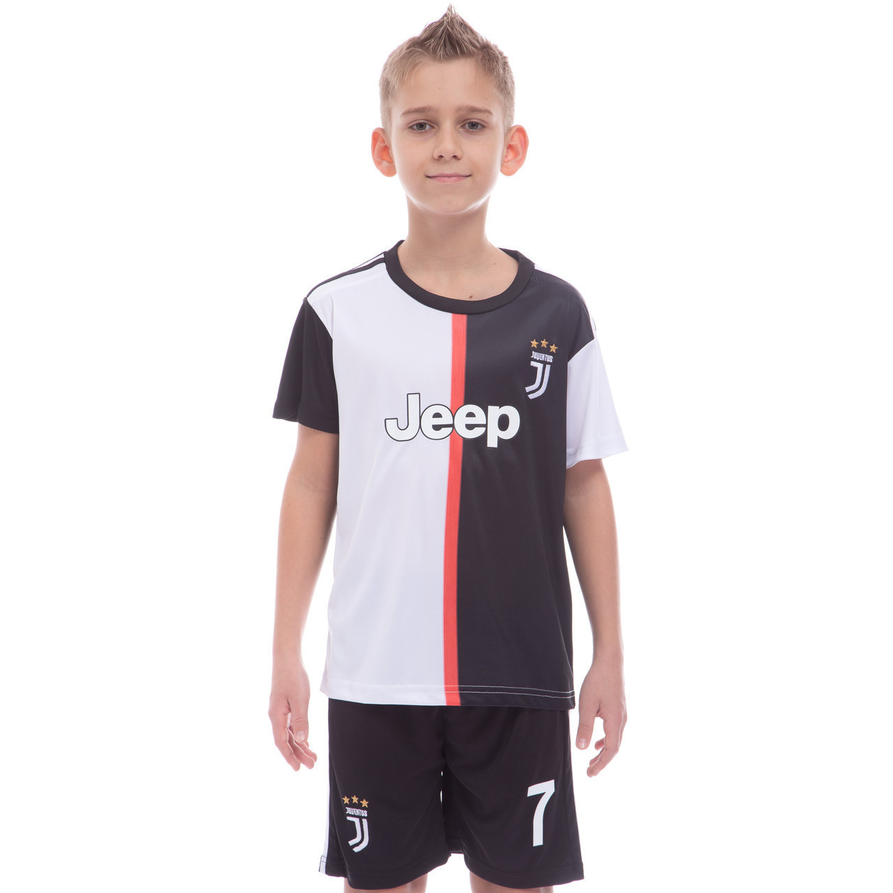 

Форма футбольная детская JUVENTUS RONALDO Ювентус Zelart Champ домашняя 1114 L (28) рост 145-155 см