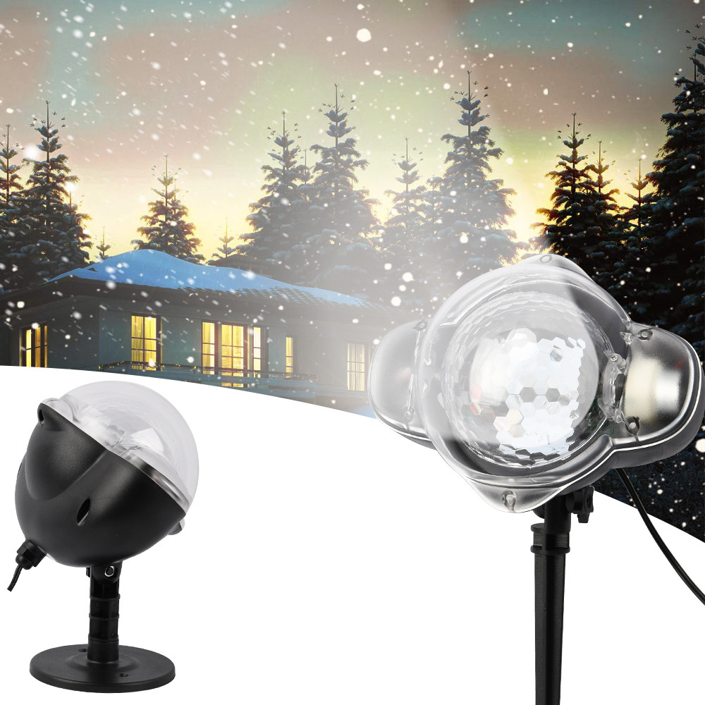 

Декоративный уличный проектор Snowfall Progector X-mas Lights LED Снежное небо