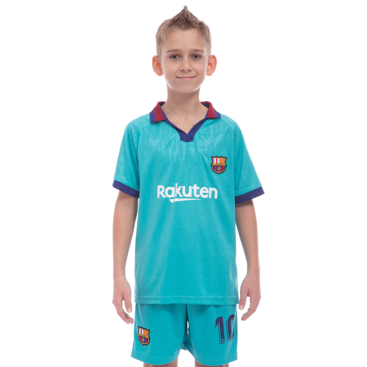 

Форма футбольная детская BARCELONA MESSI Барселона Zelart Champ 0976 L (26) рост 140-145 см