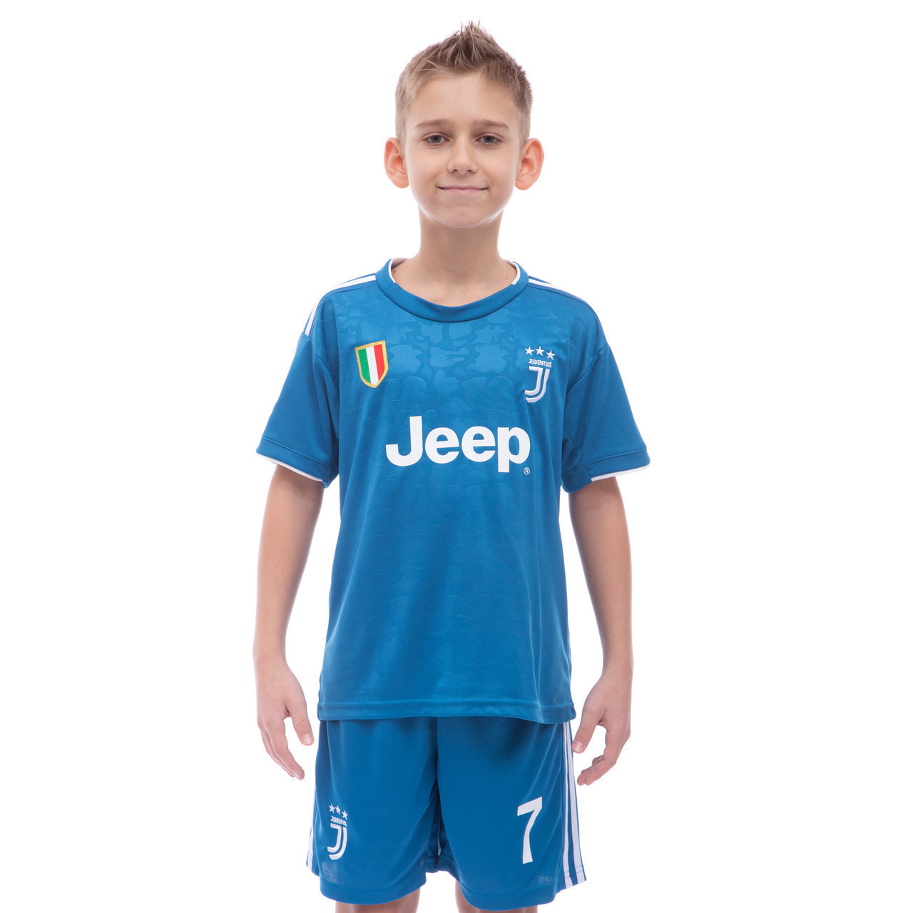 

Форма футбольная детская JUVENTUS RONALDO Ювентус Zelart Champ 1036 XL (28) рост 150-155 см