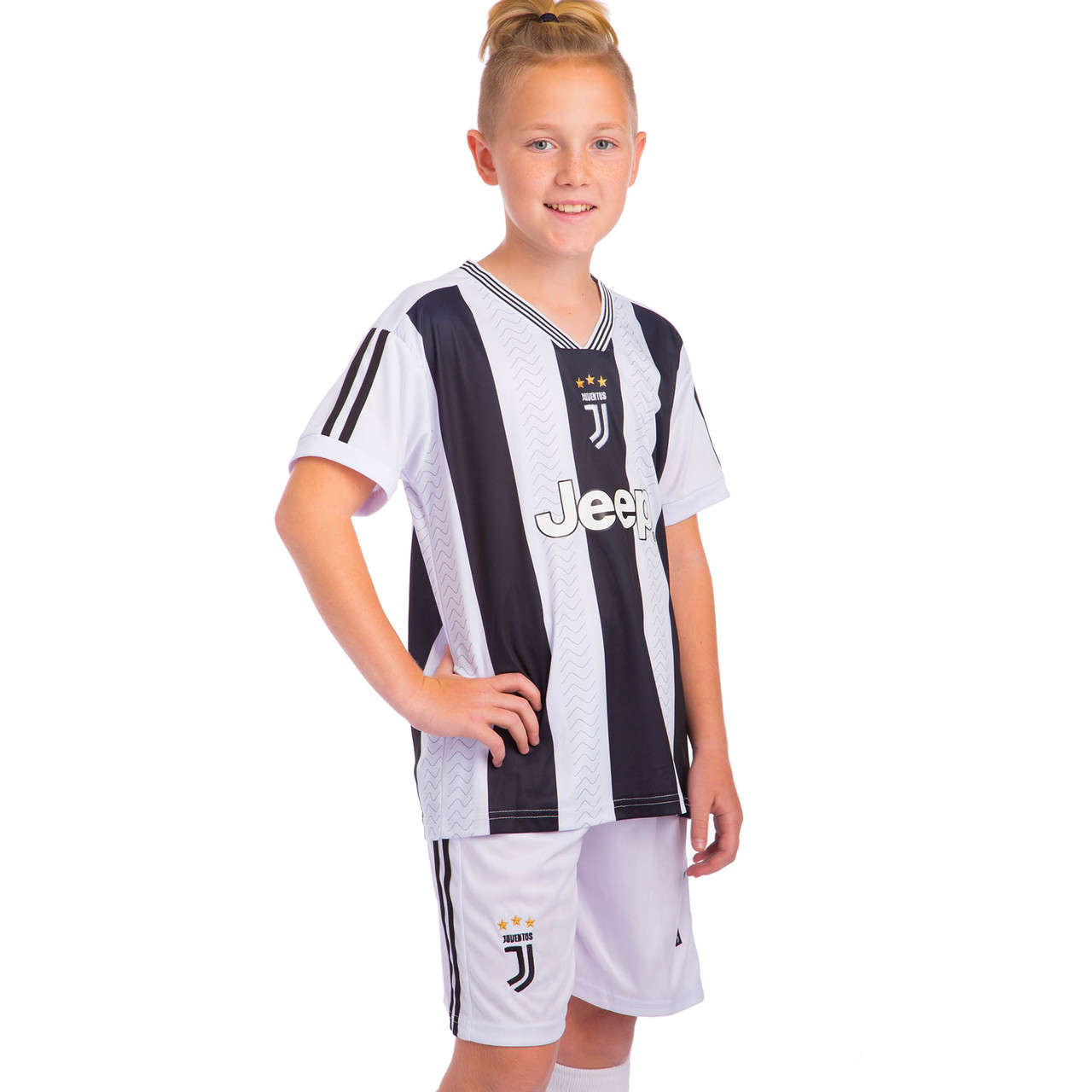

Форма футбольная детская JUVENTUS RONALDO Ювентус Zelart Champ домашняя 0787 XS (22) рост 116 см