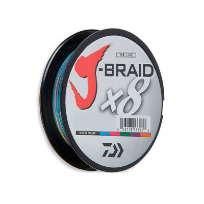 

Шнур Daiwa J-Braid X8 0,10mm 150m Multi Color