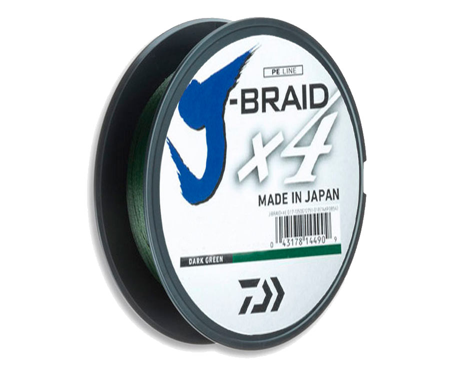

Шнур Daiwa J-Braid X4E 0,15mm-270m Dark Green