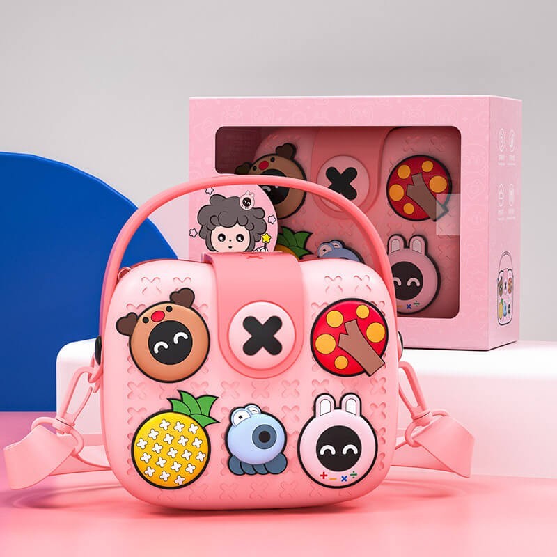 

Сумка детская Kids tide satchel через плечо для девочки pink