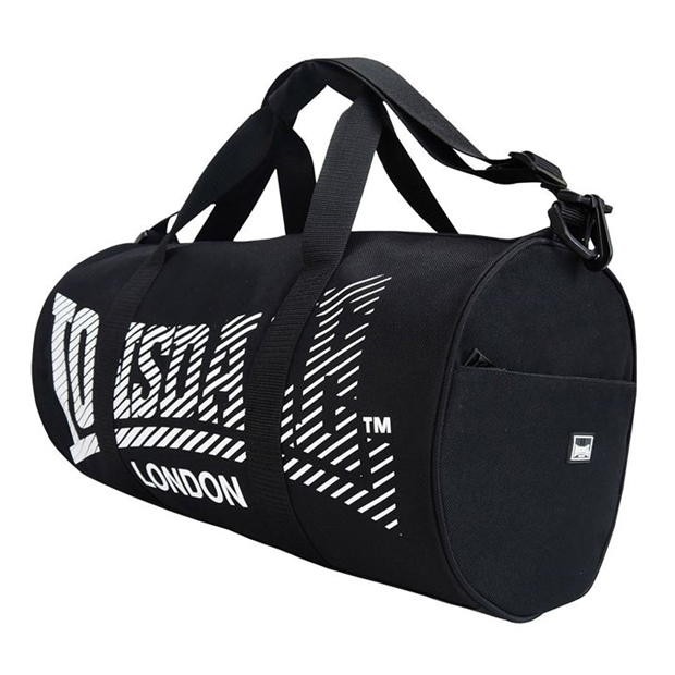 

Спортивная сумка Lonsdale Barrel Bag Black/White