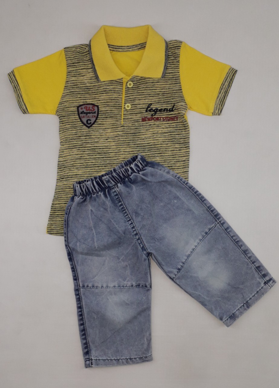 

Костюм (футболка+бриджи) Kids Wear 40024 104см (р) желто-голубой