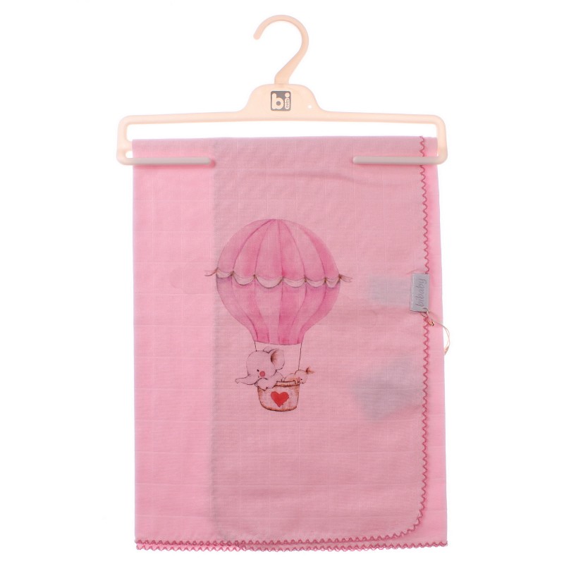 

Пеленка для девочки BIBABY 64329 розовый (176232)