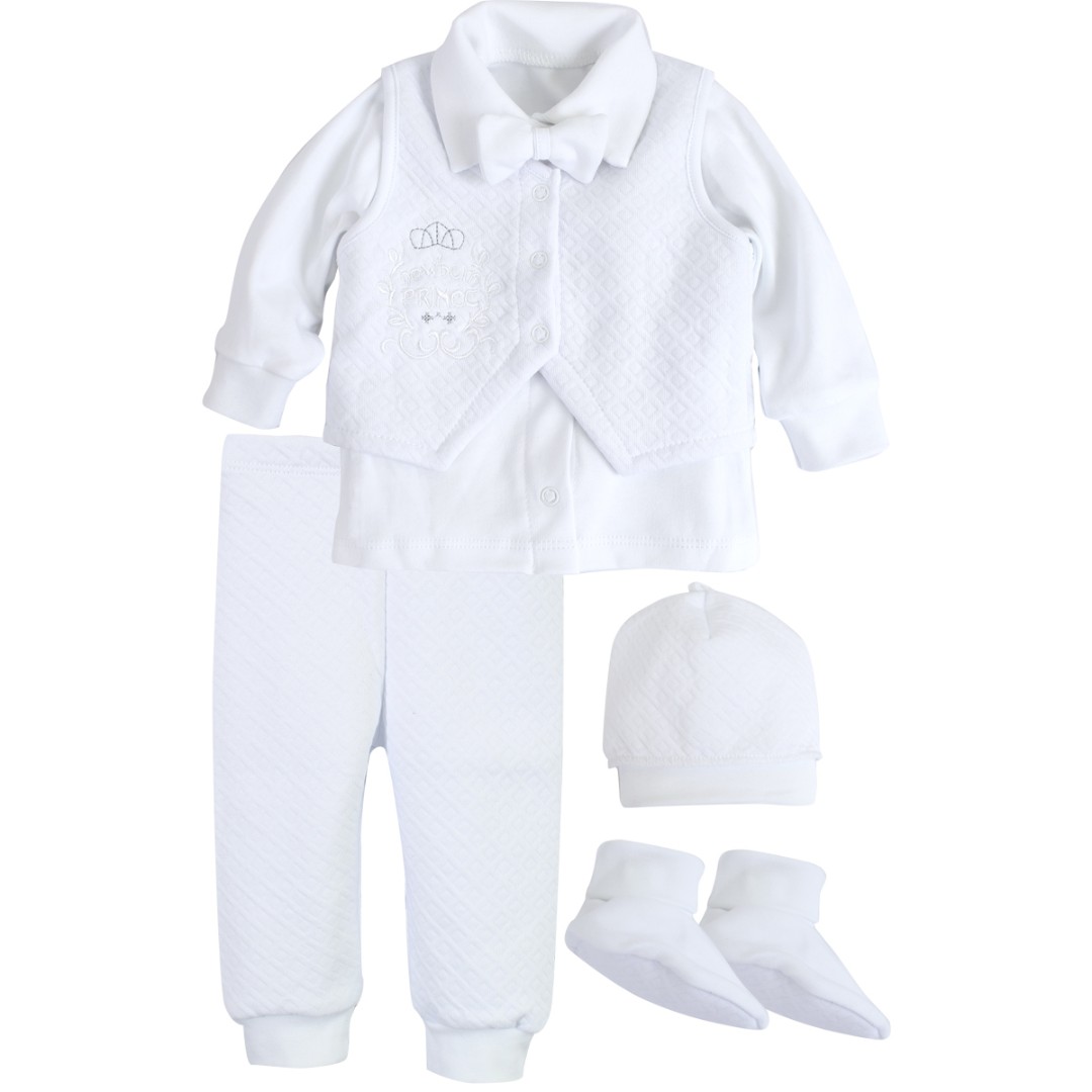 

Одяг святковий для хлопчика 68 см. білий KD9-Prince-White-22 Ladan