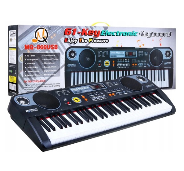 

Детский пианино синтезатор Music Fairy USB MQ 860