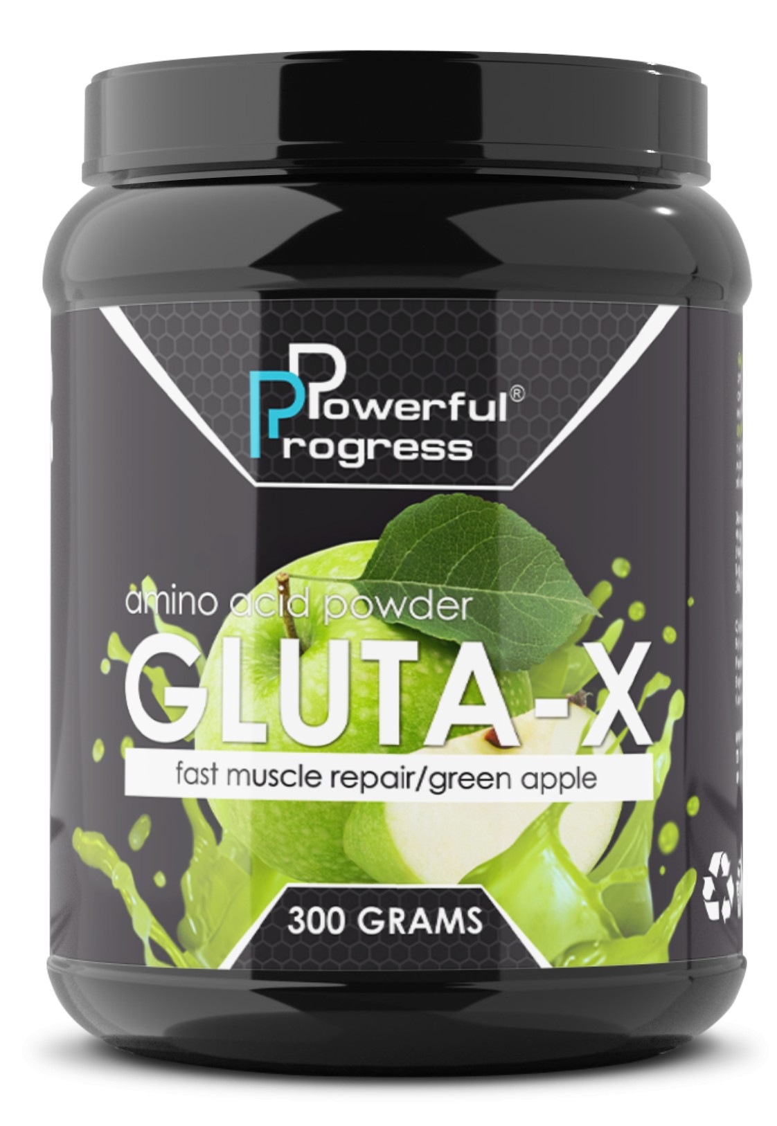

Аминокислота Powerful Progress Gluta-X 300 г Яблоко