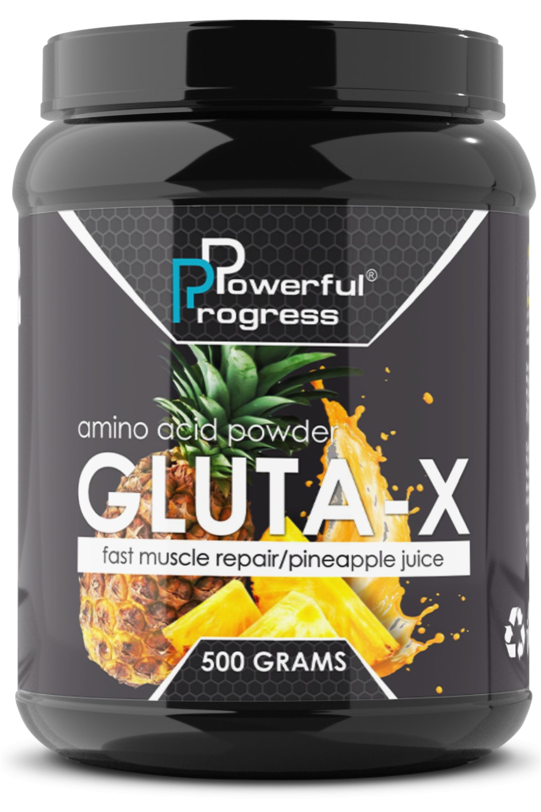 

Аминокислота Powerful Progress Gluta-X 500 г Ананас