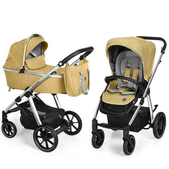 

Универсальная коляска 2 в 1 Baby Design Bueno (201 - Yellow, без вышивки)