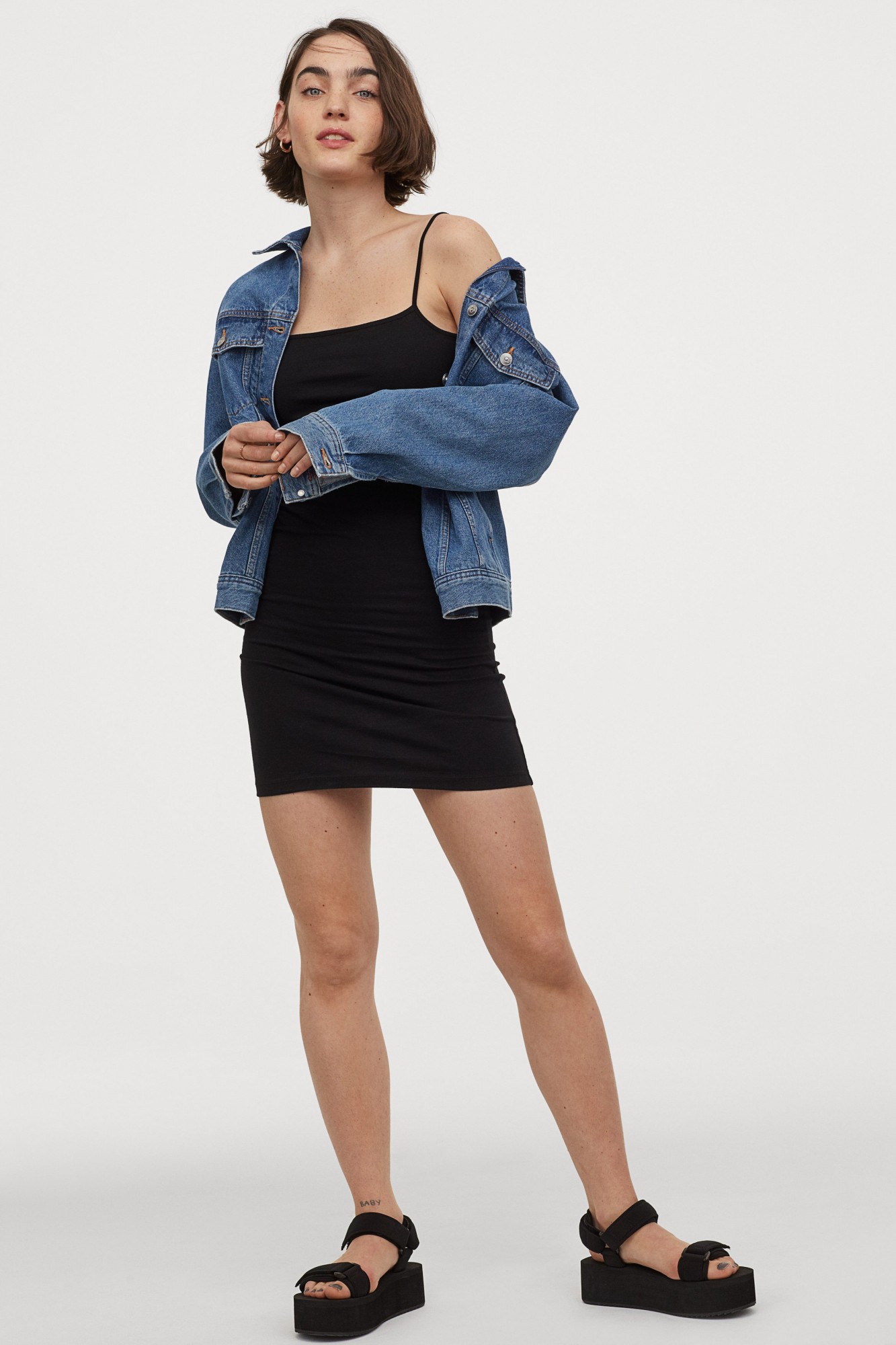 

Платье H&M XL черный 2502049803174