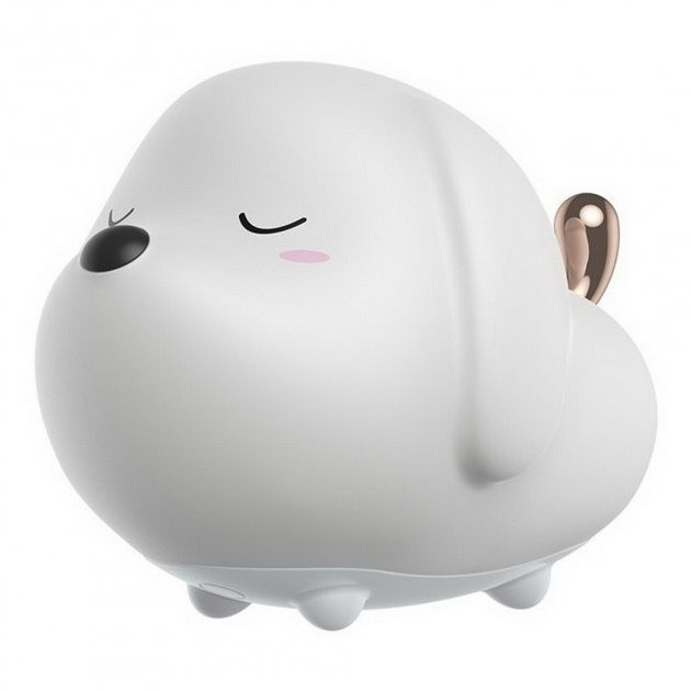 

​Ночник Baseus Cute Series Doggie Silicone DGAM-B02 Белый