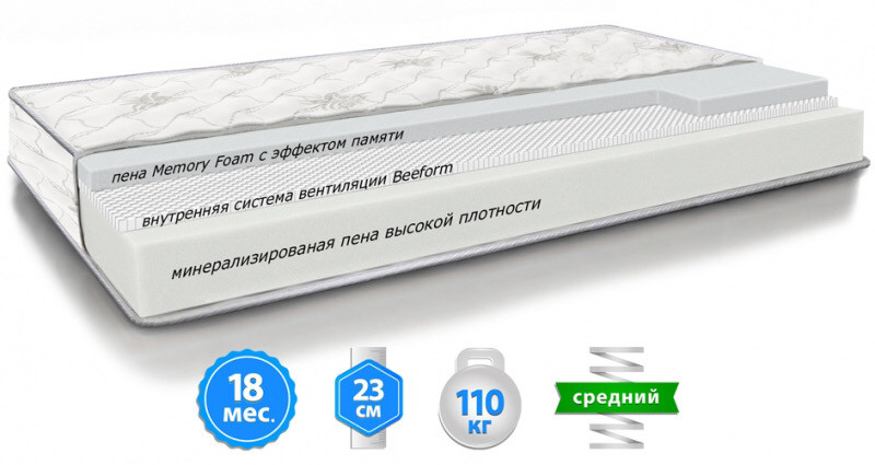 

Матрас ORTHOPEDIC SENSO беспружинный ортопедический 90Х200