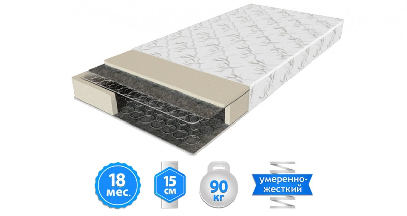 

Матрас ЭКО 31 ортопедический 140Х190