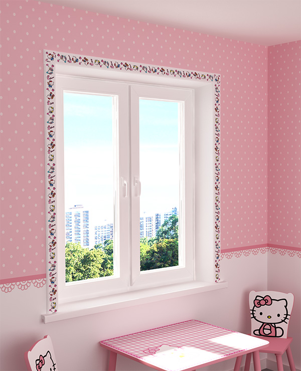 

QUNELL К300 12 - 10 білий класичний комплект відкосу