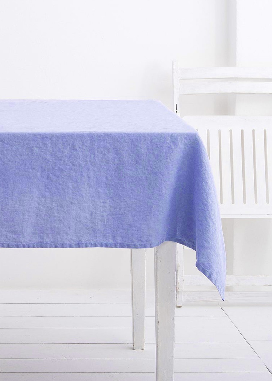 

Льняная скатерть TouchableLinen 1 шт 200*300 см Васильковый