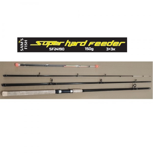 

Спінінг штекерний фідер Sams Fish "Super hard" 3.0м 150г 3+3к SF24190-3.0