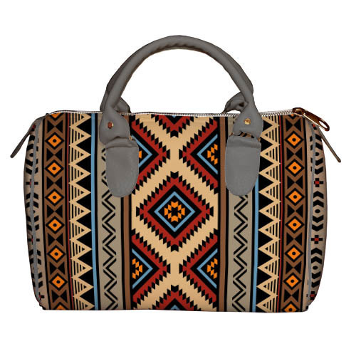 

Сумка бочонок Barrel Presentville Ornament with gray handles 28x18x17 см