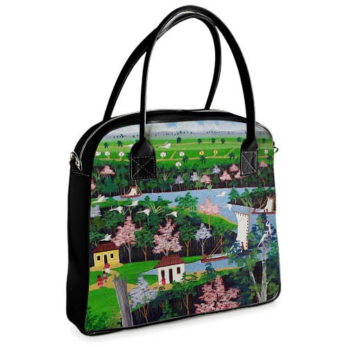 

Сумка с принтом Oxford Presentville Beautiful village 32x30x9 см