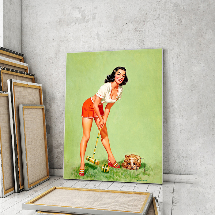 

Модульная картина Artel «Игра в Крокет. Эдвард ДАнкона» 90x60 см