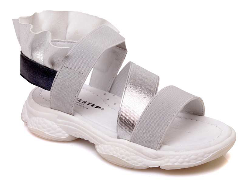 

Детские босоножки лето Weestep 0642 GR (26-31)-ASW для девочки Серый р.26 (17 см.)