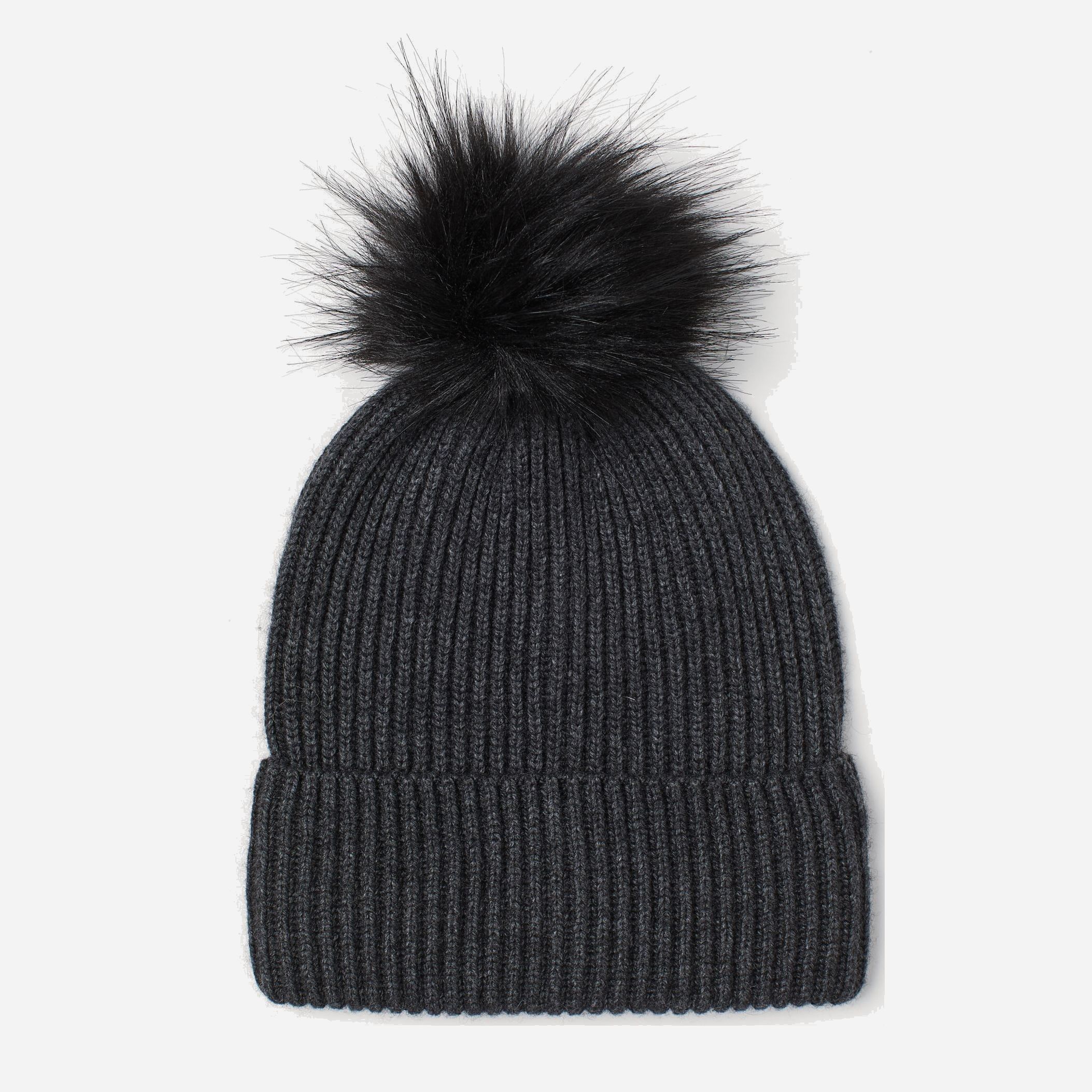 

Шапка H&M 1712-7889030 52-58 Темно-серая