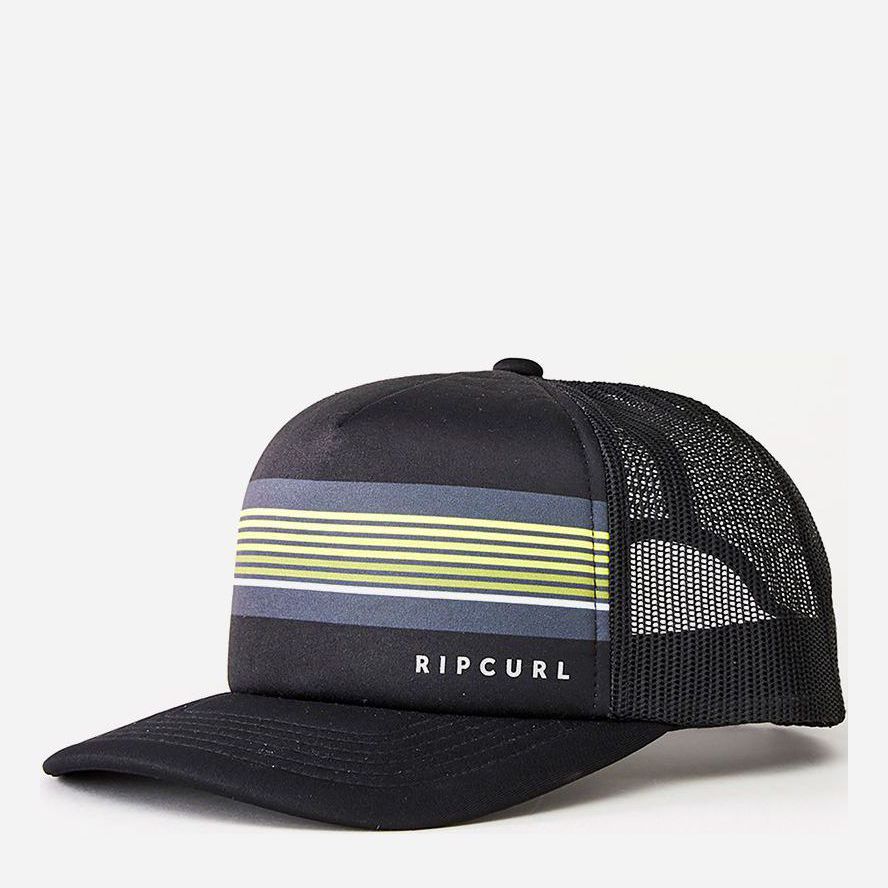 

Кепка Rip Curl All Day Trucker CCABU9-1288 Чорная с лаймовым