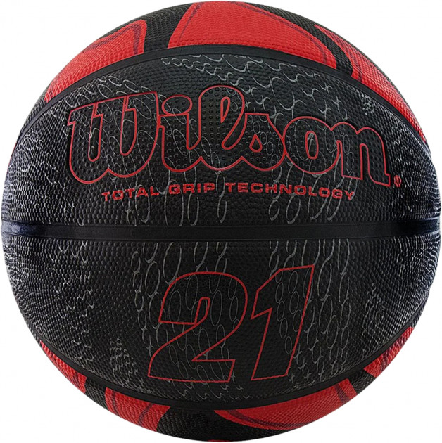 

Мяч баскетбольный Wilson 21 series rd/bl size 7