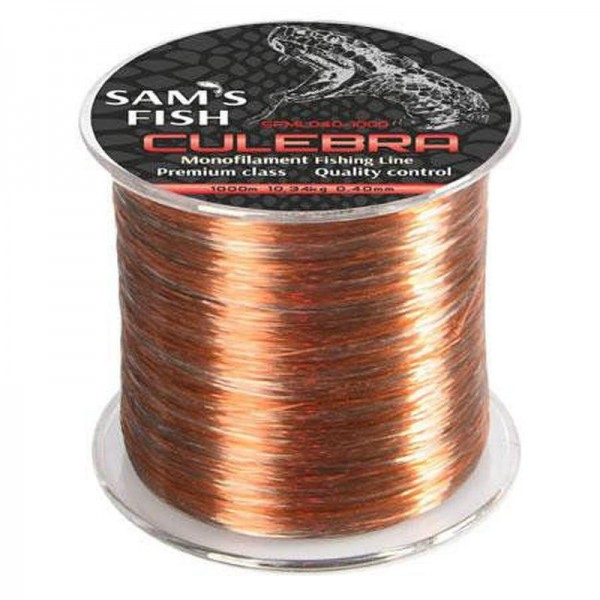 

Леска нейлон Sams fish Culebra 1000мx0.35мм MMS-SFML035-1000 (AN000779)