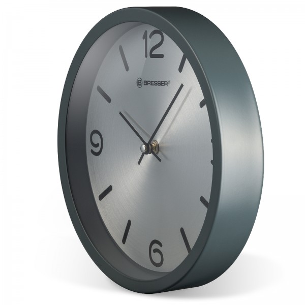 

Настенные часы Bresser MyTime Silver Edition Digit Grey