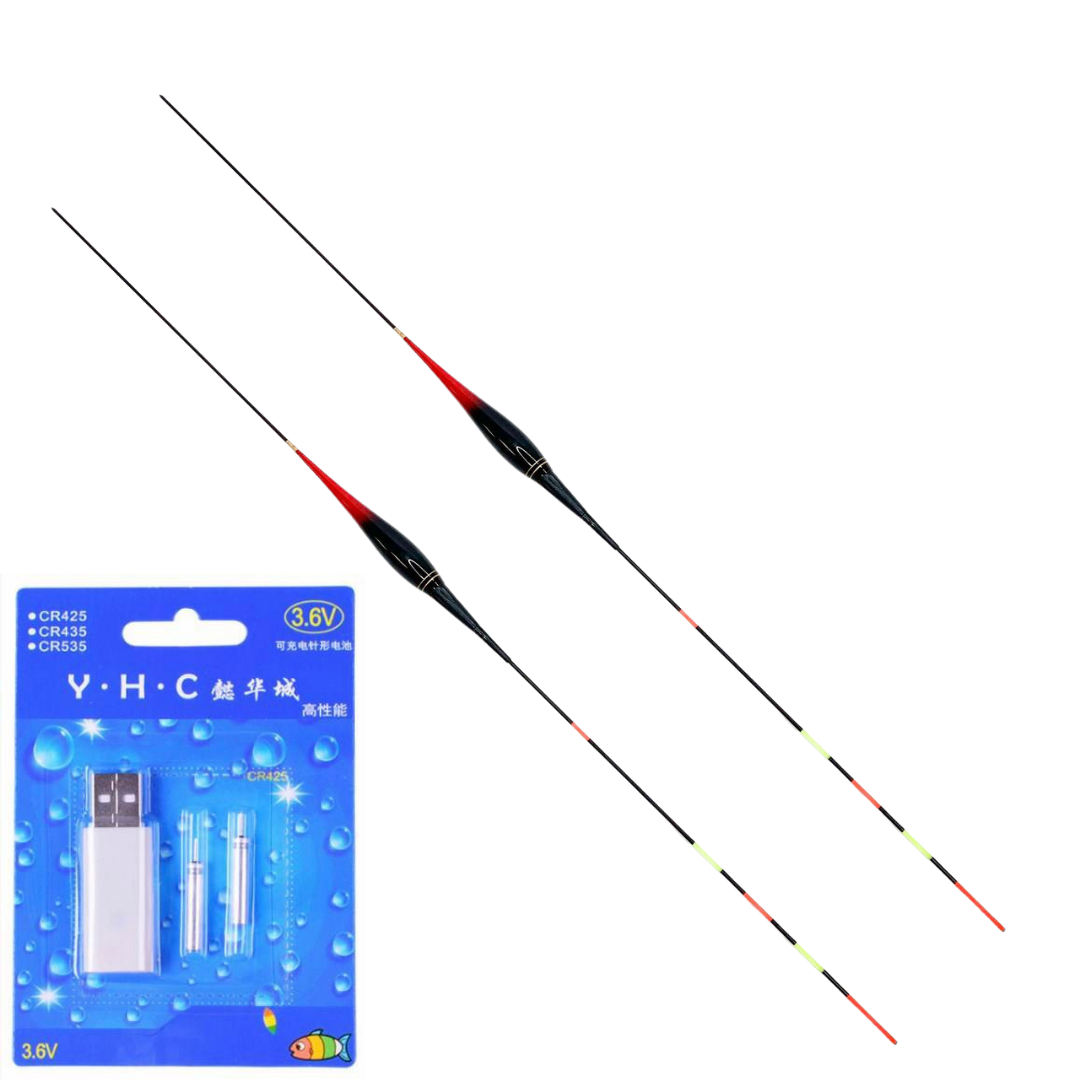 

Набір умный LED поплавок 3 гр. комплект с двух штук + зарядка с двумя аккумуляторами KDD TK244_3 2 шт.