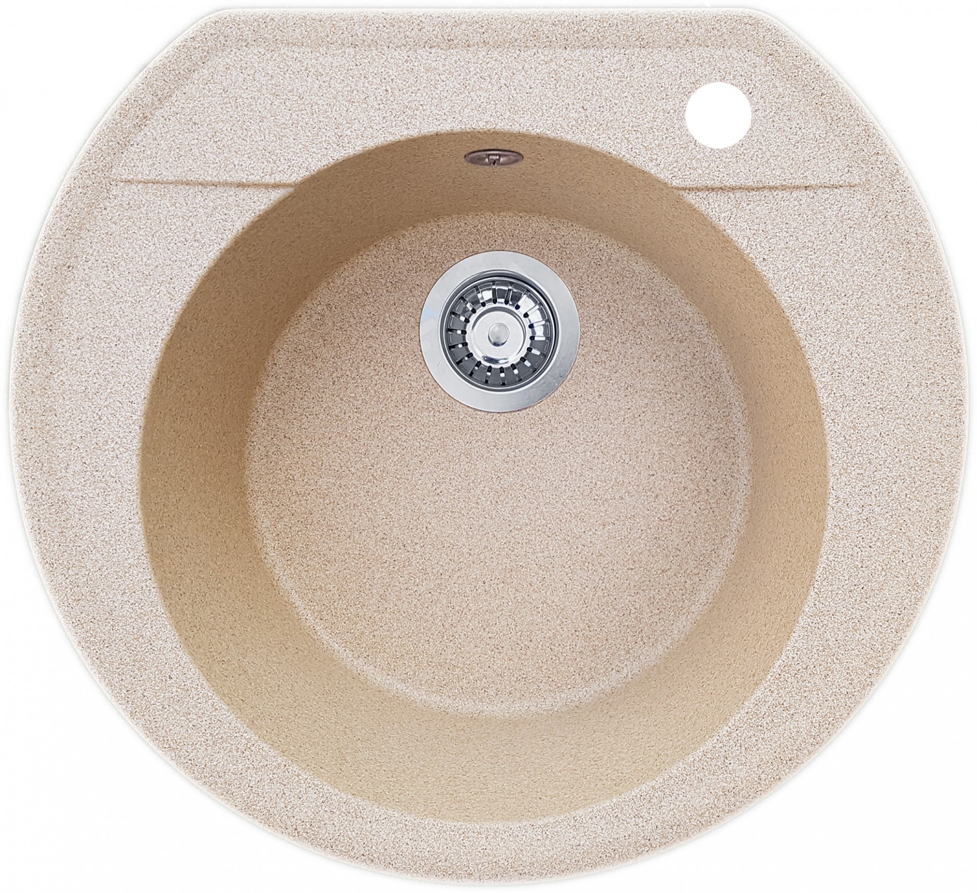 

Кухонная мойка EcoLine El31R 530х490х195мм Бежевая