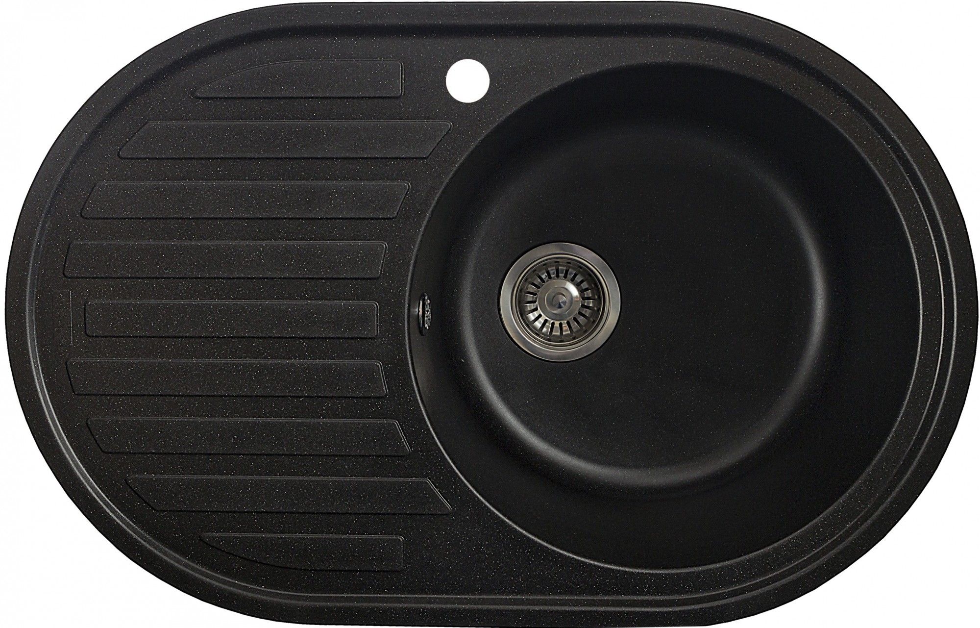 

Кухонная мойка Valetti V27L 770x500x210мм Черная