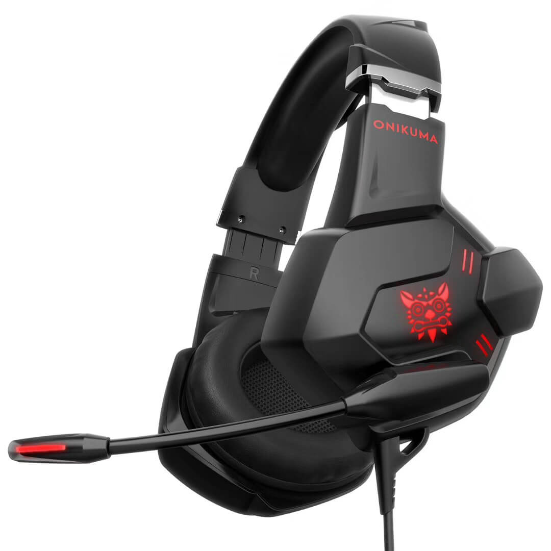 

Игровые наушники накладные ONIKUMA Gaming with LED K11 Black
