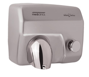 

Сушарка для рук SANIFLOW Push Button Mediclinics з кнопкою вмикання
