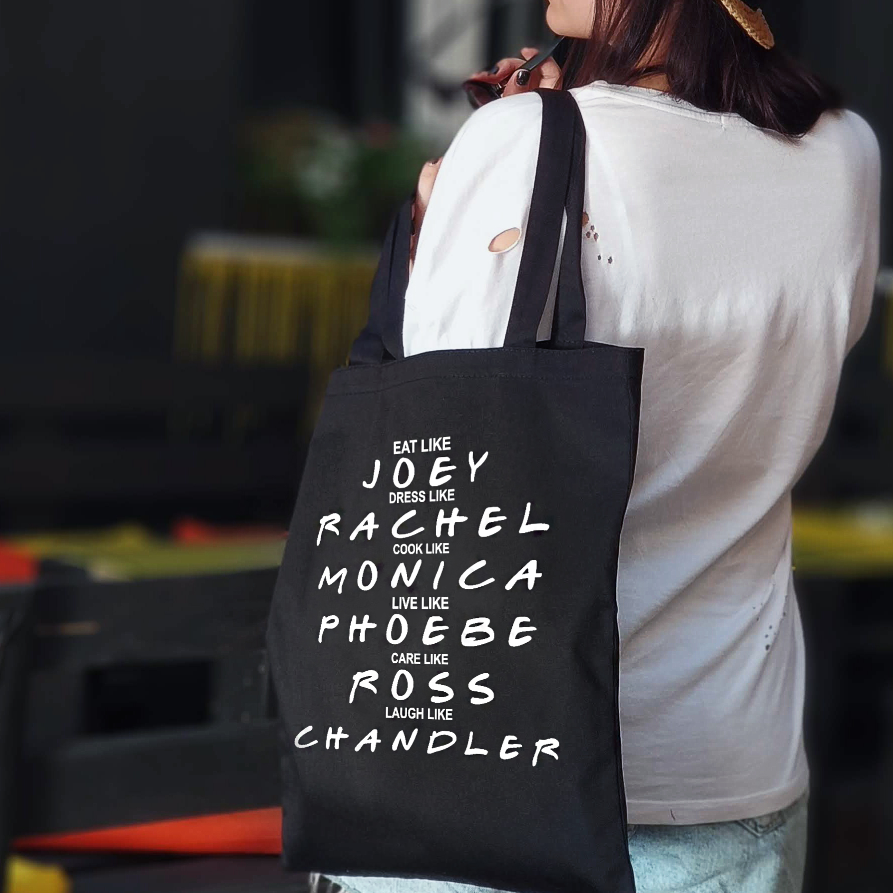 

Эко сумка Market Presentville Eat like... 38x40 см
