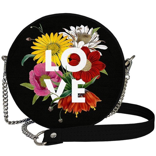 

Сумка круглая Tablet Presentville Love 18x7 см