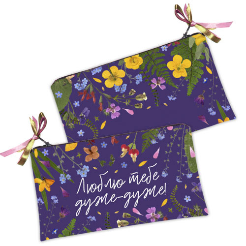 

Косметичка женская Presentville Люблю тебе дуже-дуже! 20x12 см
