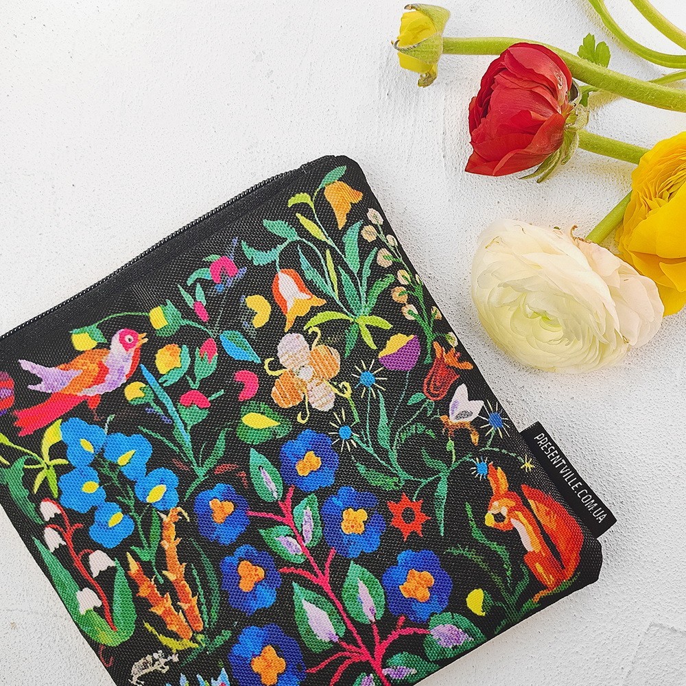

Косметичка квадратная Basic Presentville Ukrainian motive 16x16 см