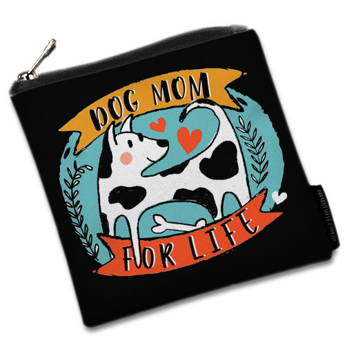 

Косметичка квадратная Basic Presentville Dog mom for life 16x16 см