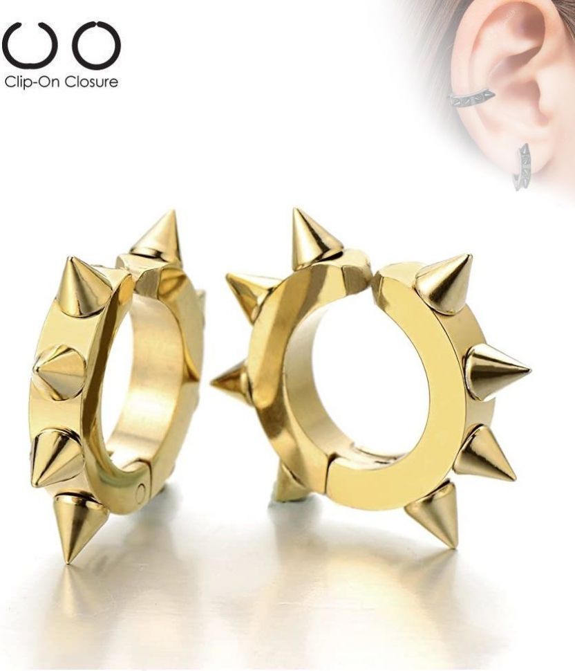 

Клипсы Spikes SFE-13530 с шипами (Цвет: золотой)