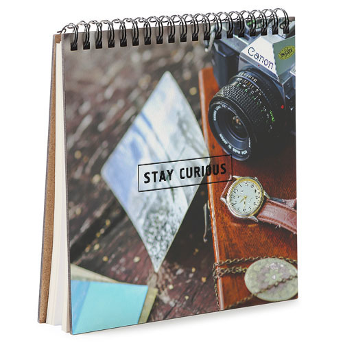 

Скетчбук Presentville Stay curious 16,7х18 см
