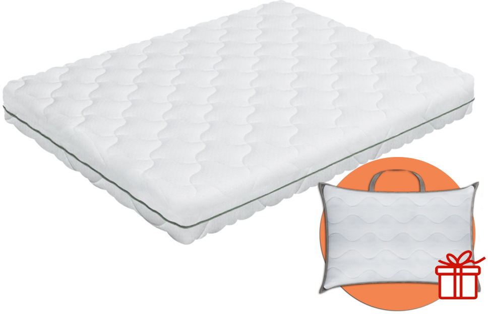 

Ортопедический матрас Smart Mattresses Soft Cocos - 80х190 + подушка Solo 50x70