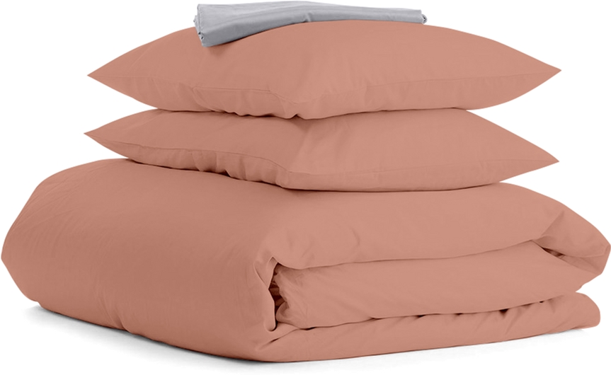 

Комплект постельного белья Cosas Ranfors 200х220 Brick Grey