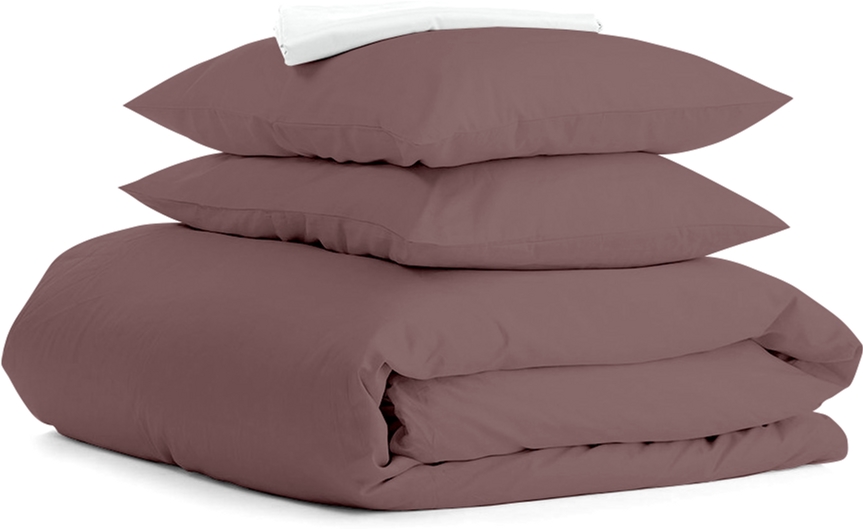 

Комплект постельного белья Cosas Ranfors 160х220 х 2 шт Chocolate White